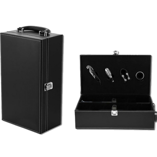 Hộp Da Đôi ( 2 màu đen và nâu)